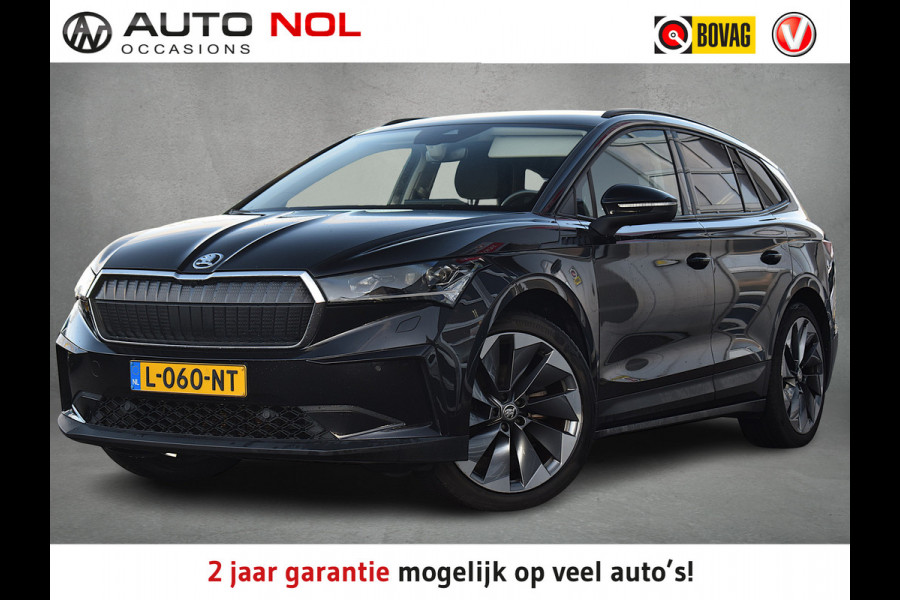 Škoda ENYAQ iV 60 First Edition | Stuur- en Stoelverw. | Camera | CarPlay | 21” LM