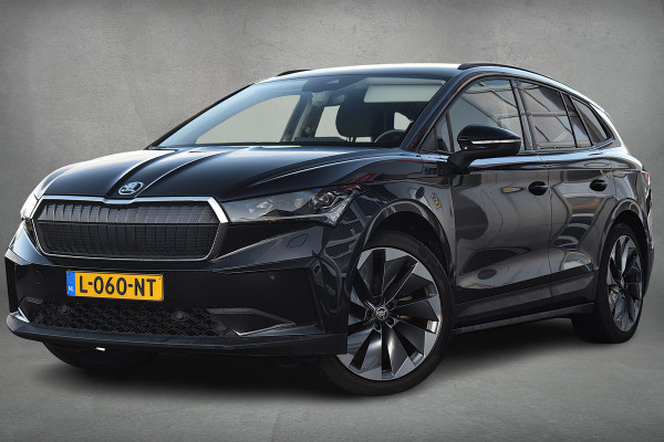 Škoda ENYAQ iV 60 First Edition | Stuur- en Stoelverw. | Camera | CarPlay | 21” LM