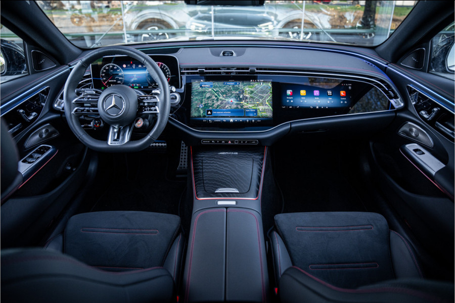 Mercedes-Benz E-Klasse Estate AMG 53 4MATIC+ Hyperscreen ** Massage ** Burmester ** Panodak ** Trekhaak ** Verwarmd stuurwiel ** Standkachel ** Verlichte grille ** Dashcam