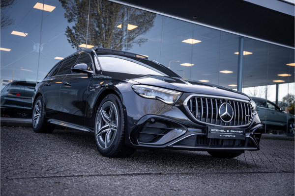 Mercedes-Benz E-Klasse Estate AMG 53 4MATIC+ Hyperscreen ** Massage ** Burmester ** Panodak ** Trekhaak ** Verwarmd stuurwiel ** Standkachel ** Verlichte grille ** Dashcam
