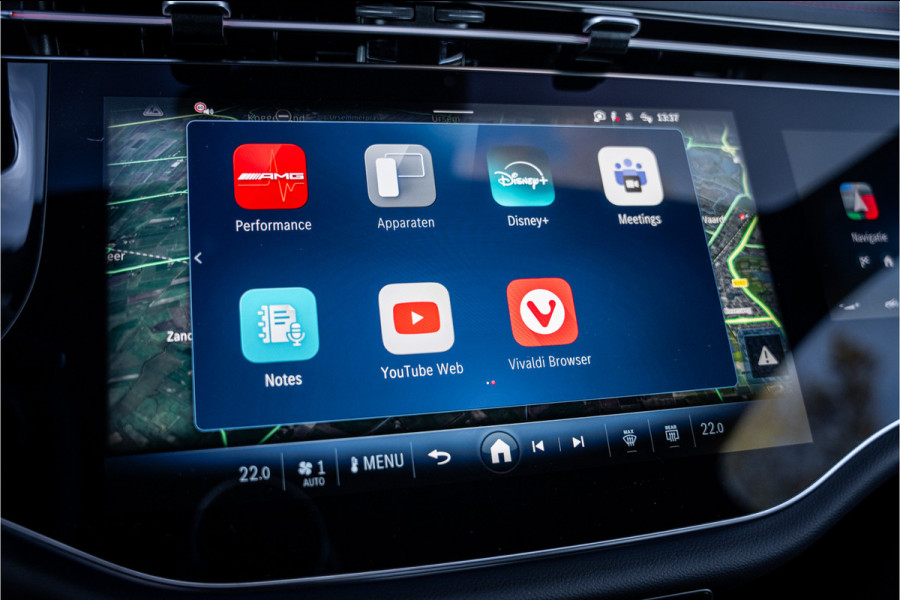 Mercedes-Benz E-Klasse Estate AMG 53 4MATIC+ Hyperscreen ** Massage ** Burmester ** Panodak ** Trekhaak ** Verwarmd stuurwiel ** Standkachel ** Verlichte grille ** Dashcam