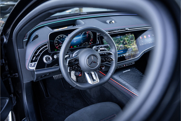 Mercedes-Benz E-Klasse Estate AMG 53 4MATIC+ Hyperscreen ** Massage ** Burmester ** Panodak ** Trekhaak ** Verwarmd stuurwiel ** Standkachel ** Verlichte grille ** Dashcam