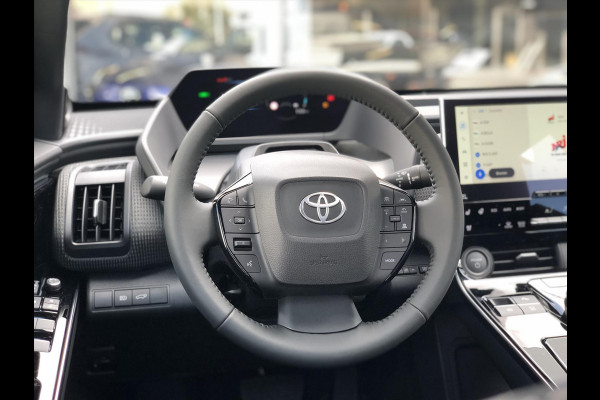 Toyota Bz4x 71,4 kWh 3-Fase Premium Bi-Tone + Panoramisch dak | JBL, Dodehoekherkenning, Leer, Parkeersensoren, Eerste eigenaar