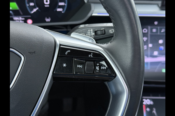 Audi e-tron 55 Quattro 95kWh 408PK Elektr.Leer+Verwarmd Pano-Dak Trekhaak Luchtvering Adap.Cruise Navi Ecc Stoelverwarming Business edition  SOH 93% LED Lmv Elek.Achterklep Privacy Glas Keyless Zwarte Hemel 1e Eigenaar 1.800KG Trekgewicht Zeer compleet! Volledig Dealer Onderhouden, net Beurt gehad bij Audi!