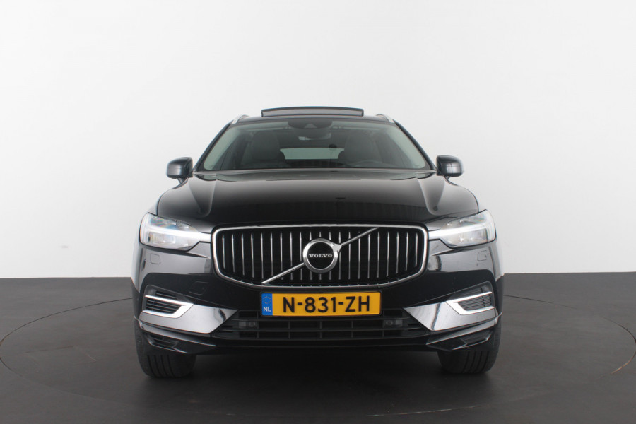 Volvo XC60 2.0 T6 Plug-in hybrid AWD Inscription 341pk/Trekhaak/Pano.schuif/Memory/Leer/ONYX BLACK/Apple CarPlay/Standverwarming
