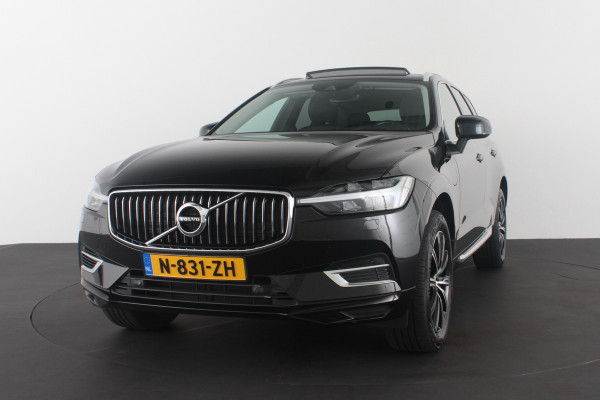Volvo XC60 2.0 T6 Plug-in hybrid AWD Inscription 341pk/Trekhaak/Pano.schuif/Memory/Leer/ONYX BLACK/Apple CarPlay/Standverwarming