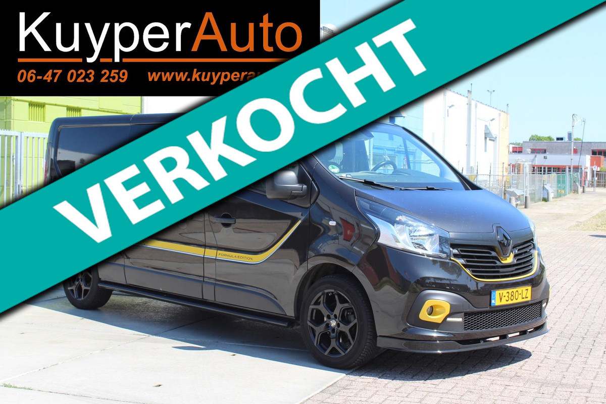 Renault Trafic 1.6 dCi T29 L2H1 DC Formula Edition Energy 5 PERS NW APK EMISSIE 6VOL LEDER CRUISE TREKHAAK DUBB. SCHUIFDEUREN