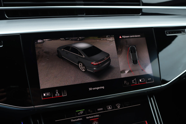 Audi A8 60 TFSI e Quattro S-Line | Luchtvering | ACC | Bang&Olufsen | Massage | Stoelventilatie | HUD | Zonnerollo's | Soft-Close | Hulppakket Tour + Plus | Voorklimatisering | Matrix-LED | Contourstoelen voor |