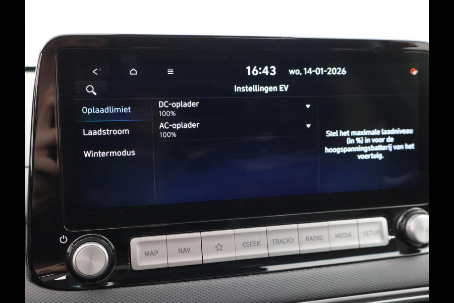 Hyundai Kona EV PREMIUM SKY 64 KWH + SCHUIFDAK | LEDER | STOELVENTILATIE | STUURVERW. | STOELVERW.
