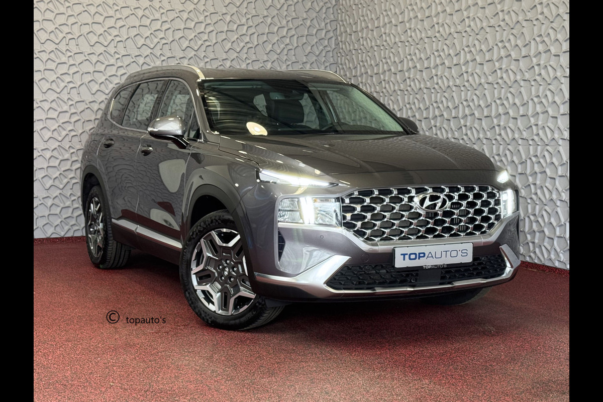 Hyundai Santa Fe 1.6 T-GDI PHEV PREMIUM 7P AWD LEER ELEK.KLEP CAMERA NAVI STOEL/STUUR VERW. PLUG IN HYBRID phev