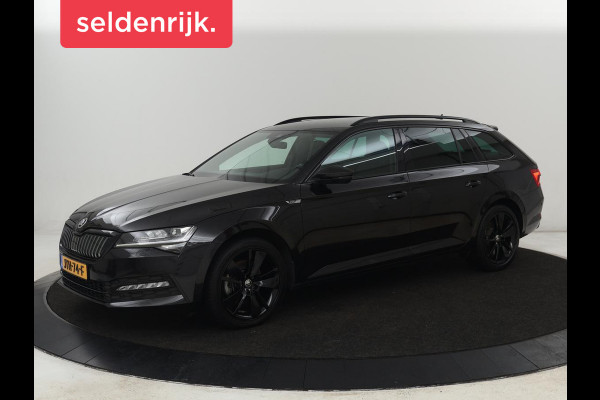 Škoda Superb 1.4 TSI iV Sportline | Stoelverwarming | Alcantara | Adaptive cruise | Camera | Carplay | Matrix LED | Stuurverwarming | Virtual Cockpit | Navigatie | Parkeerhulp | Sportstoelen | Sfeerverlichting | PHEV | Plug In