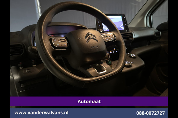 Citroën Berlingo 1.2 PureTech 131pk Automaat L1H1 Inrichting Euro6 Airco | 3-Zits | Camera | Navigatie | Apple Carplay Android Auto, Cruisecontrol, Parkeersensoren, Bijrijdersbank