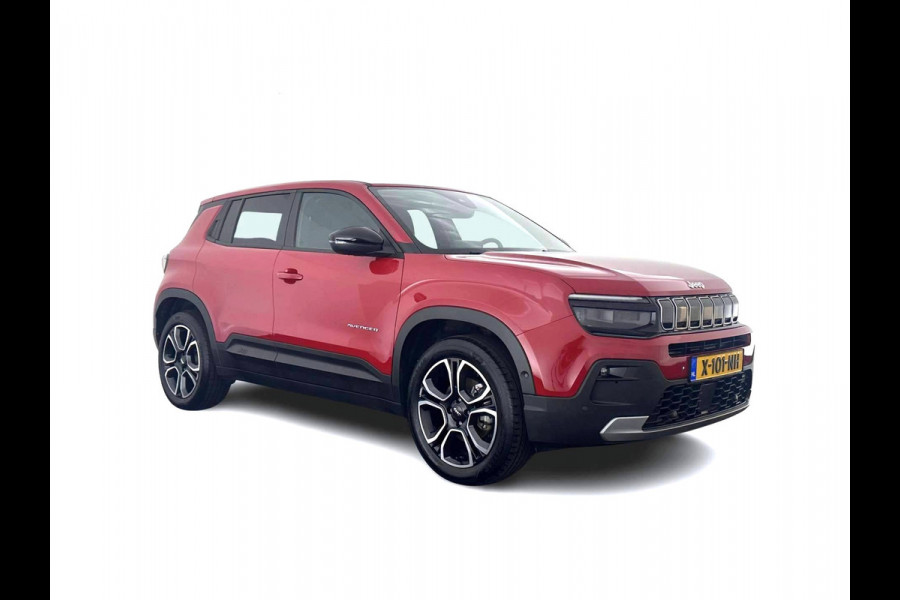 Jeep Avenger Summit 54 kWh [ 3-Fase ] {SOH-95%} (INCL-BTW) *HEATPUMP | LEATHER-MICROFIBRE | FULL-LED | ADAPTIVE-CRUISE | BLIND-SPOT | CAMERA | DIGI-COCKPIT | NAVI-FULLMAP | HEATED-COMFORTSEATS | ECC | AMBIENT-LIGHT | PDC | CARPLAY | CRUISE