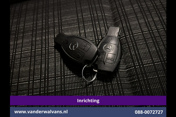 Mercedes-Benz Vito 114 CDI 136pk L2H1 Inrichting Euro6 Airco | Camera | LM velgen | Cruisecontrol | Trekhaak | Stoelverwarming Dakdragers, Parkeersensoren, Bijrijdersbank, Achterklep
