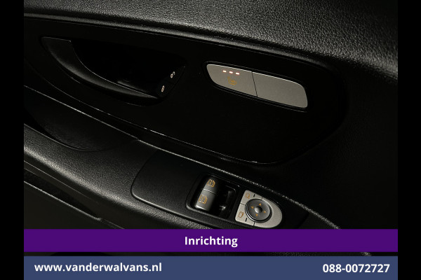 Mercedes-Benz Vito 114 CDI 136pk L2H1 Inrichting Euro6 Airco | Camera | LM velgen | Cruisecontrol | Trekhaak | Stoelverwarming Dakdragers, Parkeersensoren, Bijrijdersbank, Achterklep