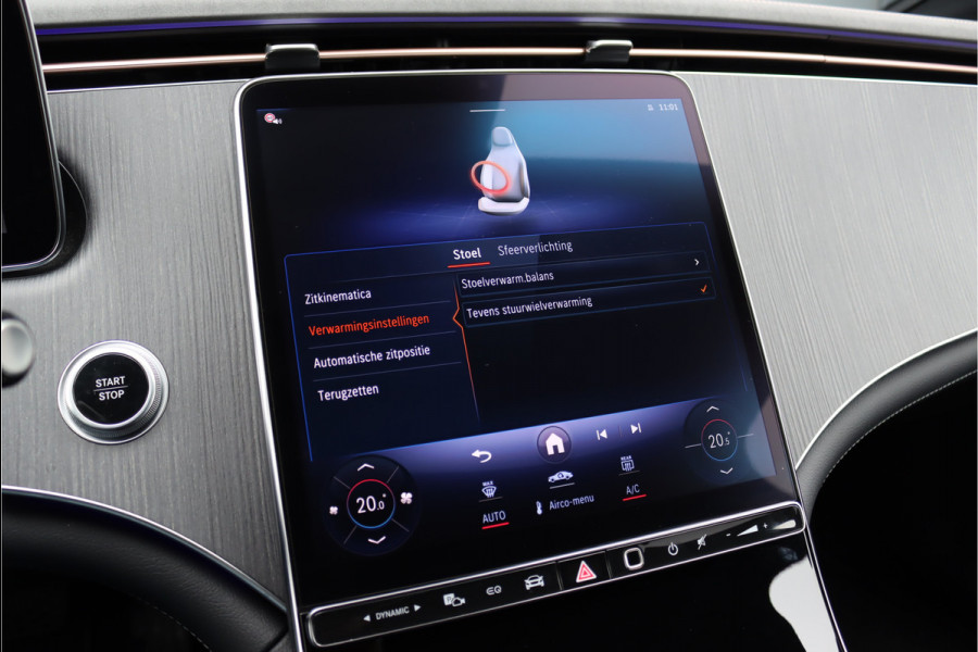 Mercedes-Benz EQE 300 Luxury Line 89 kWh | Distronic Pro | Memory | Leder | Trekhaak | Camera | Dodehoekassistent | Verwarmd Stuurwiel | Keyless Go | Warmtepomp |