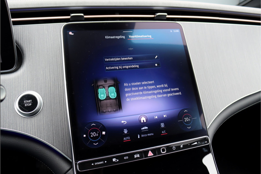 Mercedes-Benz EQE 300 Luxury Line 89 kWh | Distronic Pro | Memory | Leder | Trekhaak | Camera | Dodehoekassistent | Verwarmd Stuurwiel | Keyless Go | Warmtepomp |