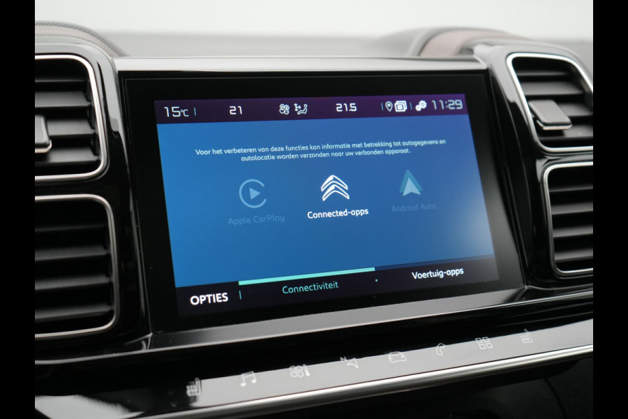 Citroën C5 Aircross 1.6 Shine Plug In Hybrid 225pk Dealer O.H PHEV | Panodak | Adaptive Cruise | 360 Camera | Lederen Comfortstoelen Massage & Memory | Keyless | Blis | Apple Carplay | Virtual | Navigatie | DAB | 19"L.M |