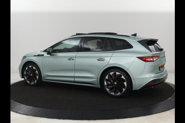 Škoda ENYAQ iV 80 Sportline | Panoramadak | Head-Up | Stoelverwarming | Adaptive cruise | 360 Camera | Leder/Alcantara | Keyless | Navigatie | Achterbankverwarming | Carplay | Matrix LED