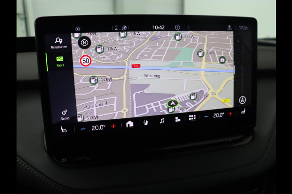 Škoda ENYAQ iV 80 Sportline | Panoramadak | Head-Up | Stoelverwarming | Adaptive cruise | 360 Camera | Leder/Alcantara | Keyless | Navigatie | Achterbankverwarming | Carplay | Matrix LED