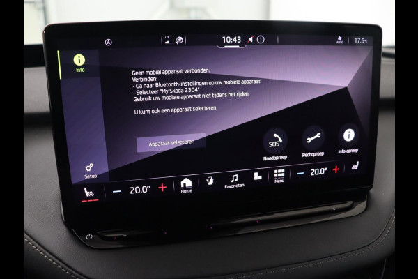 Škoda ENYAQ iV 80 Sportline | Panoramadak | Head-Up | Stoelverwarming | Adaptive cruise | 360 Camera | Leder/Alcantara | Keyless | Navigatie | Achterbankverwarming | Carplay | Matrix LED