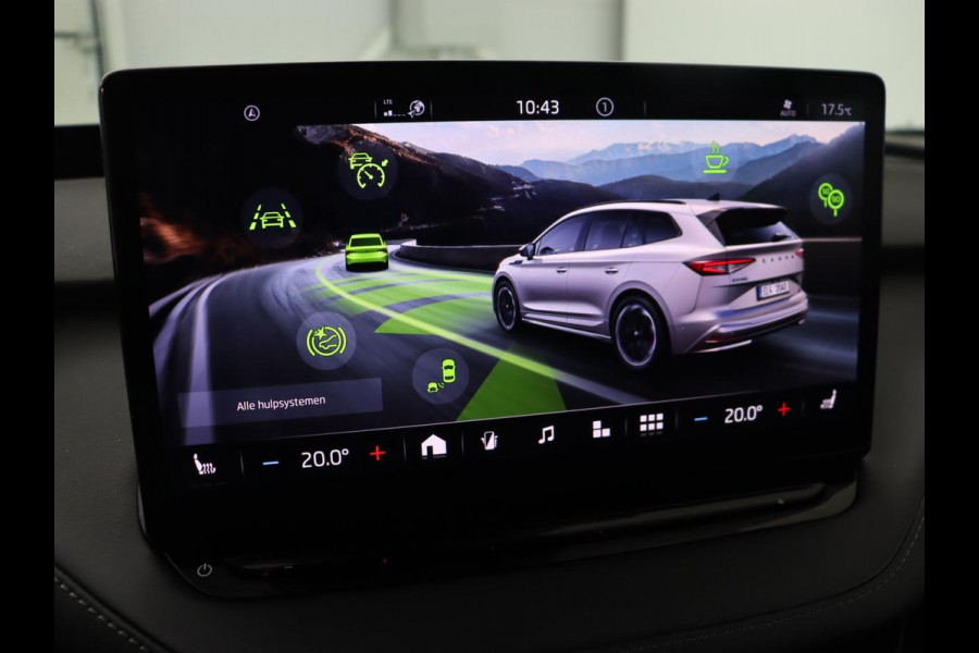 Škoda ENYAQ iV 80 Sportline | Panoramadak | Head-Up | Stoelverwarming | Adaptive cruise | 360 Camera | Leder/Alcantara | Keyless | Navigatie | Achterbankverwarming | Carplay | Matrix LED