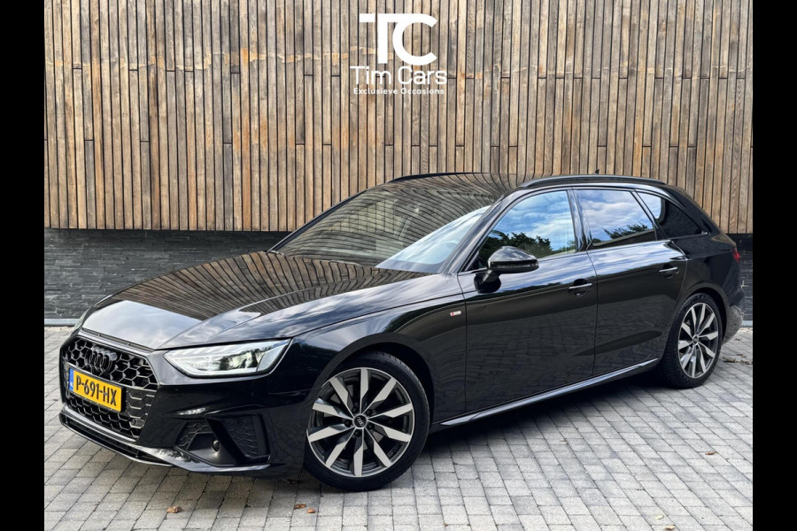 Audi A4 Avant 35 TFSI S edition Competition Automaat | Zwart optiek | Stoelverwarming | Google Navigatie | Apple CarPlay | Getint glas |