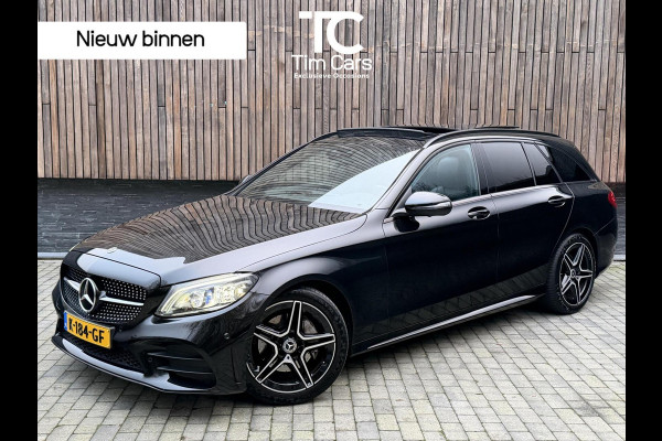 Mercedes-Benz C-Klasse Estate 180 AMG Automaat | Panorama | Leer | LED matrix | Sfeerverlichting | Apple CarPlay | 360°-camera | Night Pakket | DAB ont