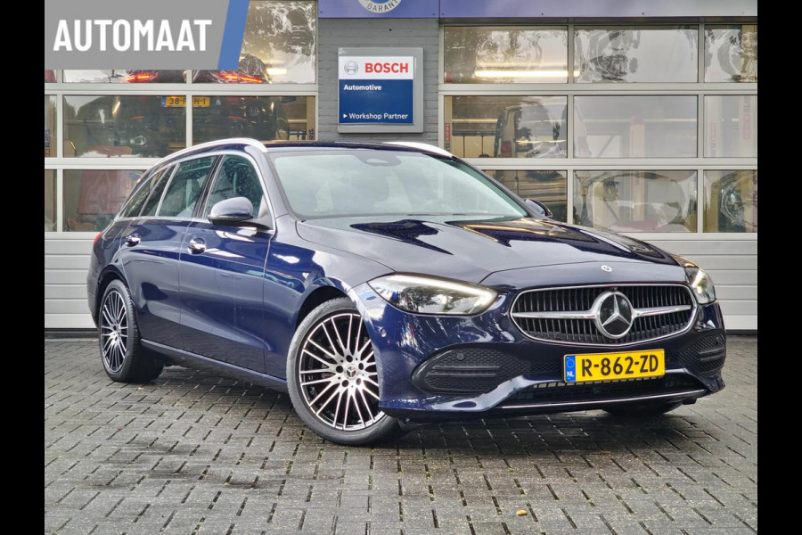 Mercedes-Benz C-Klasse Estate 180 Luxury Line|Trekhaak|LED|Leder|360'Camera|Carplay|Memory stoelen|
