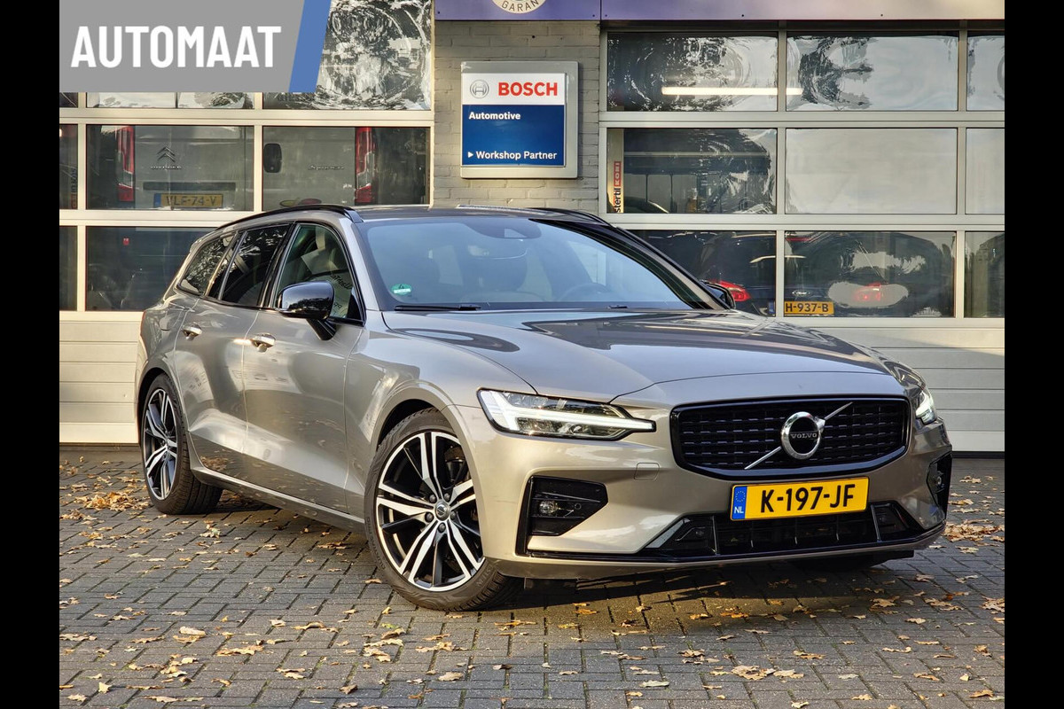 Volvo V60 2.0 B3 R-Design|Automaat|Trekhaak|H&K-audio|Black-pack|19-inch|