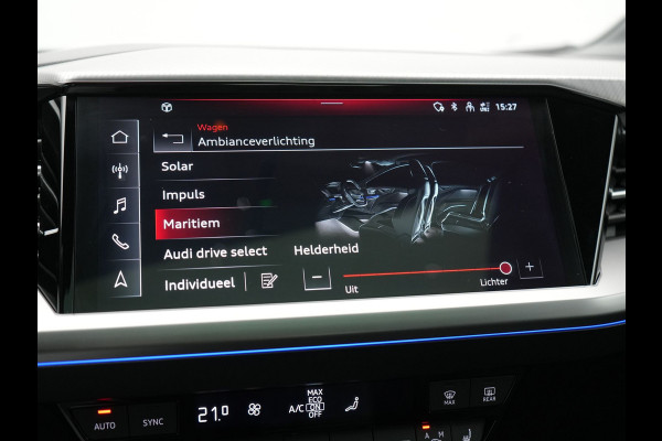 Audi Q4 e-tron 50 quattro S-Line 77 kWh 299pk Dealer O.H. Incl. BTW | Panodak | SOH 93,2% | Lederen Sportstoelen Verwarmd | 20"L.M  | Navigatie | Cruise Control | Virtual | DAB | Taifungrau Metallic |