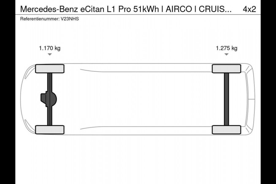 Mercedes-Benz eCitan L1 Pro 51kWh l AIRCO l CRUISE CONTROL
