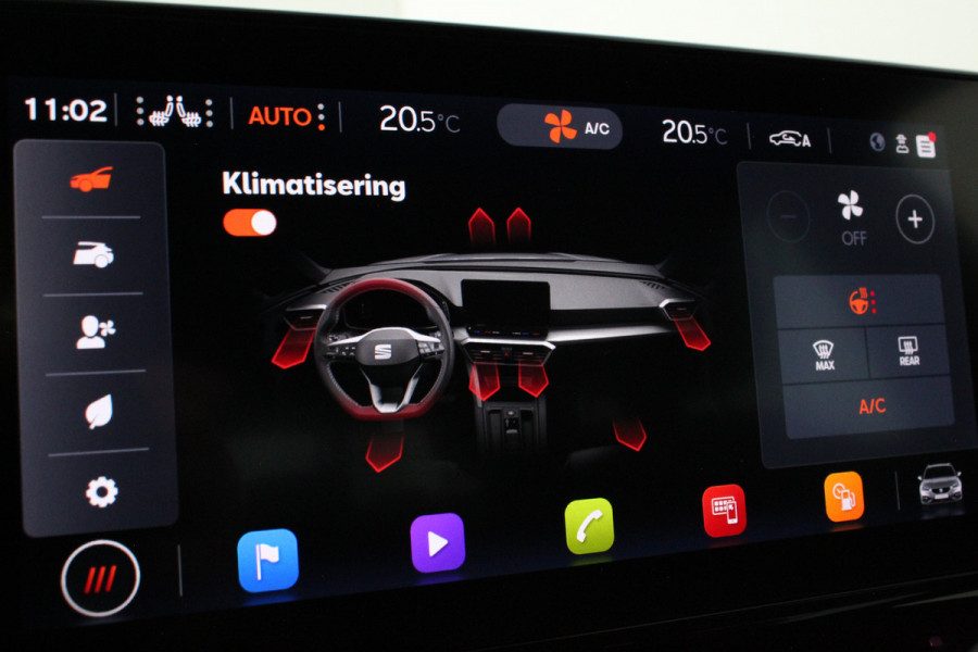 Seat Leon Sportstourer 1.5 TSI FR Business > 131pk/Winterpakket/Matrix-LED/17inch/Magnetic Tech Grey/Parkeersensor voor en achter