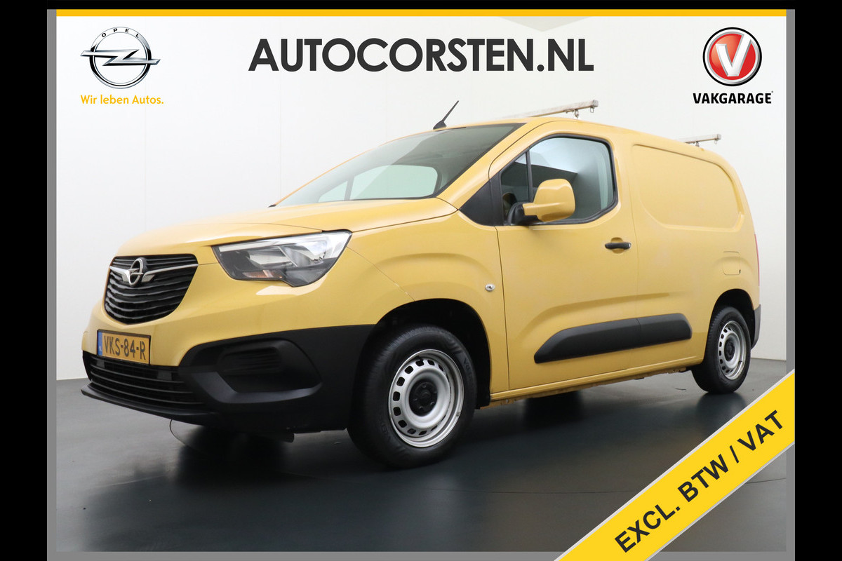 Opel Combo 1.5CDTI EURO 6 3-Persoons Airco Cruise Control Bluetooth Elektr.ramen Elektr.spiegels+Verwarmd Centr.Vergr+ab. L1H1 Edition Schuifdeur Betonplex vloer Lat om Lat betimmering Origineel Nederlandse Auto