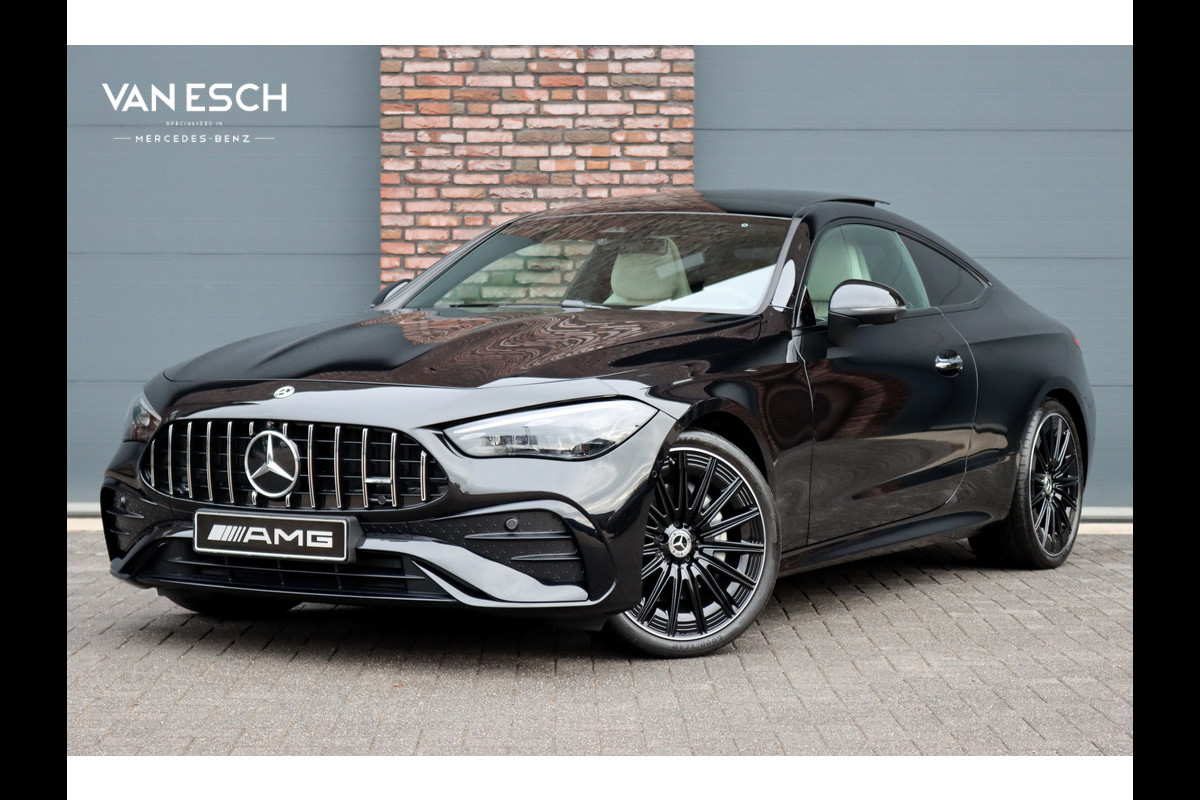 Mercedes-Benz CLE Coupé 200 AMG Line | Distronic | Memory | Burmester | Panoramadak | HUD | Digital Light | Verwarmd Stuurwiel | Surround Camera | Keyless Go | Nightpakket |
