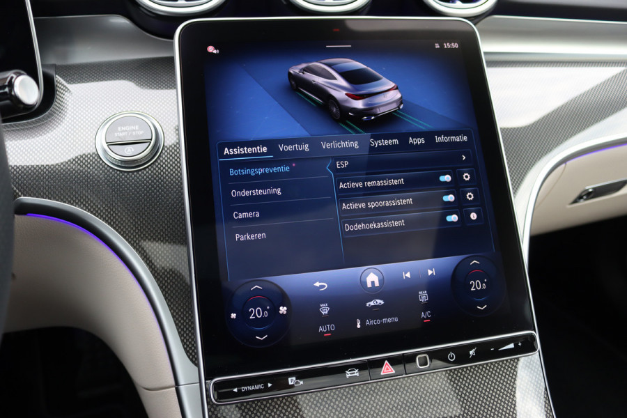 Mercedes-Benz CLE Coupé 200 AMG Line | Distronic | Memory | Burmester | Panoramadak | HUD | Digital Light | Verwarmd Stuurwiel | Surround Camera | Keyless Go | Nightpakket |