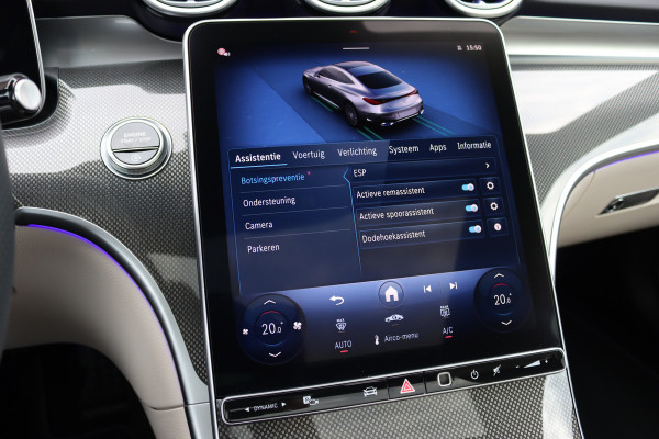 Mercedes-Benz CLE Coupé 200 AMG Line | Distronic | Memory | Burmester | Panoramadak | HUD | Digital Light | Verwarmd Stuurwiel | Surround Camera | Keyless Go | Nightpakket |