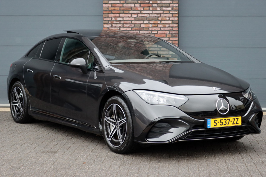 Mercedes-Benz EQE 350+ AMG Line 91 kWh | Panoramadak | Distronic | Rijassistentiepakket | Memory | Leder | Camera | Stoelverwarming V+A | Keyless Go | Nightpakket |