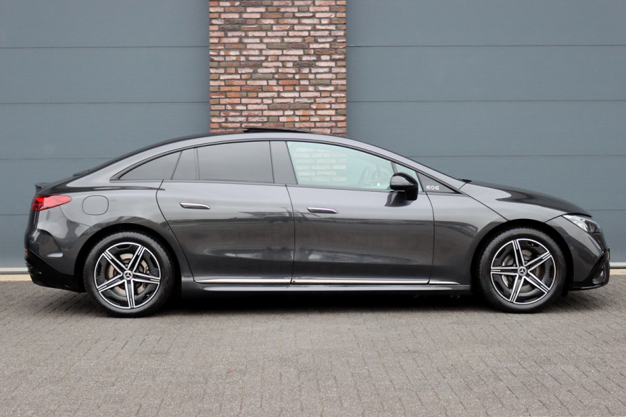 Mercedes-Benz EQE 350+ AMG Line 91 kWh | Panoramadak | Distronic | Rijassistentiepakket | Memory | Leder | Camera | Stoelverwarming V+A | Keyless Go | Nightpakket |