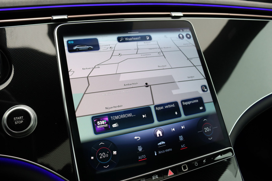 Mercedes-Benz EQE 350+ AMG Line 91 kWh | Panoramadak | Distronic | Rijassistentiepakket | Memory | Leder | Camera | Stoelverwarming V+A | Keyless Go | Nightpakket |