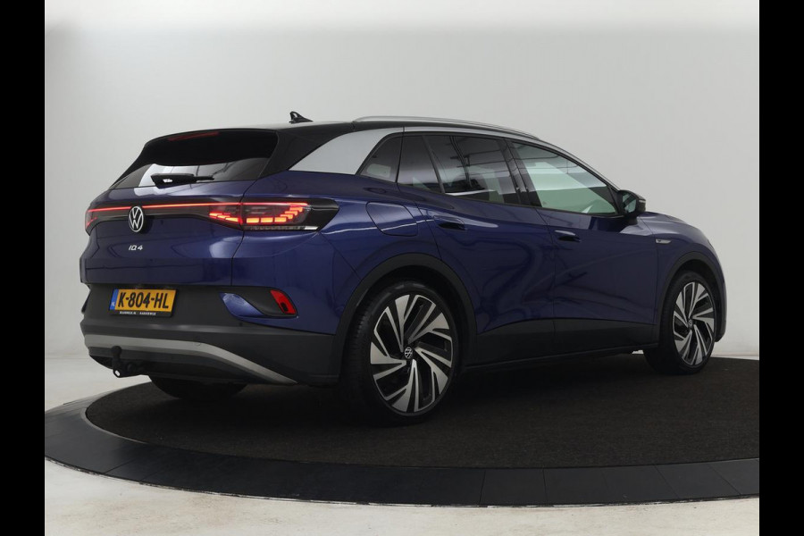 Volkswagen ID.4 First Max 77 kWh | Panoramadak | Stoelverwarming | Head-Up | Trekhaak | 360 Camera | Sfeerverlichting | Half leder | Matrix LED | Carplay | Adaptive cruise | Memory | Keyless | Massage