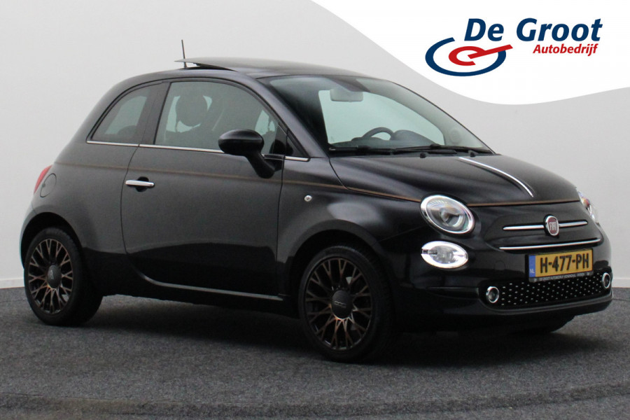 Fiat 500 1.2 Automaat Panoramadak, Cruise, Apple Carplay, Climate, Xenon, PDC, DAB, 16''