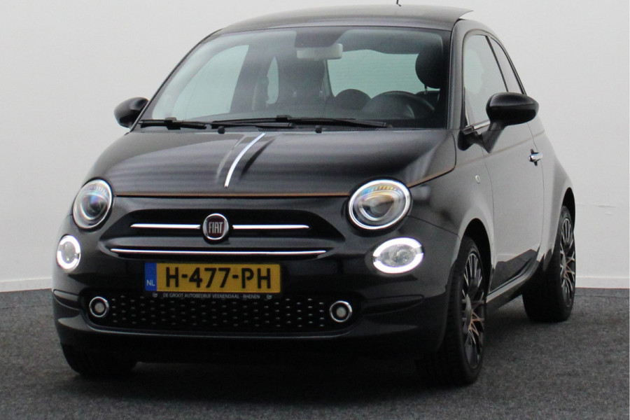 Fiat 500 1.2 Automaat Panoramadak, Cruise, Apple Carplay, Climate, Xenon, PDC, DAB, 16''