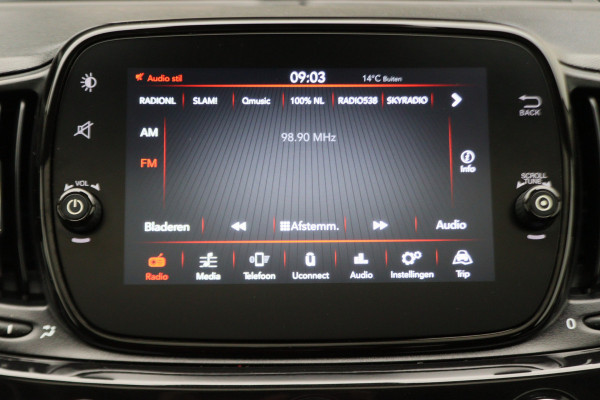 Fiat 500 1.2 Automaat Panoramadak, Cruise, Apple Carplay, Climate, Xenon, PDC, DAB, 16''