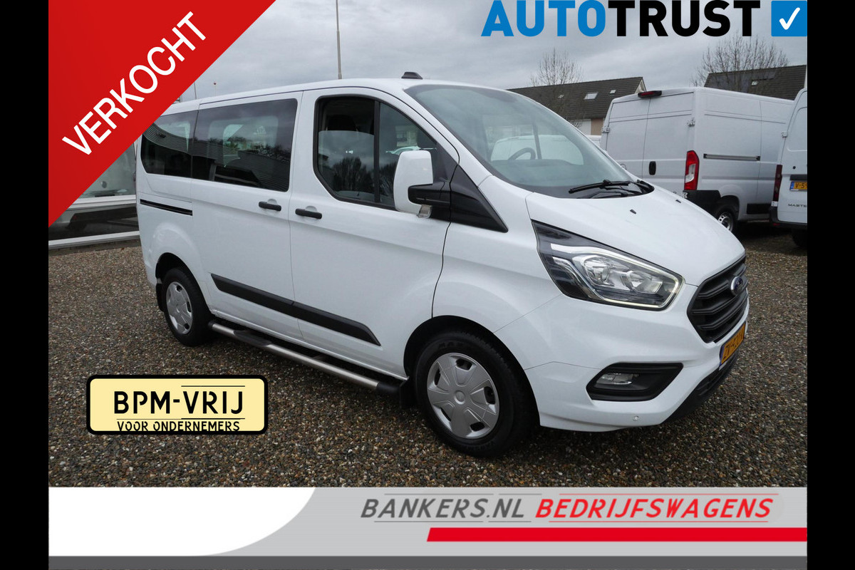 Ford Transit Custom 2.0 TDCI 110PK, L1H1, Airco, Combi-9 Persoons, Meerdere op voorraad