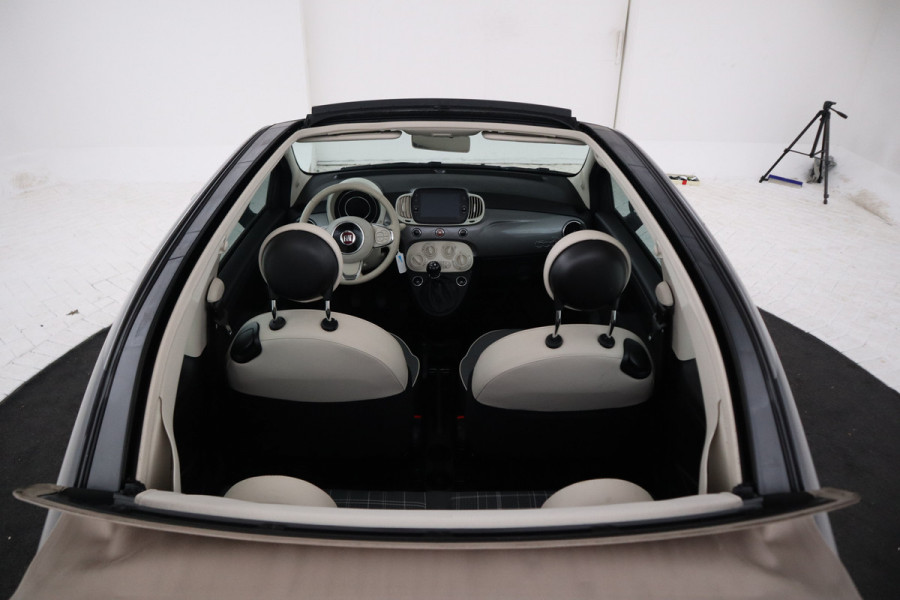 Fiat 500C 0.9 TwinAir Turbo Lounge Cabriolet, Navigatie, Airco