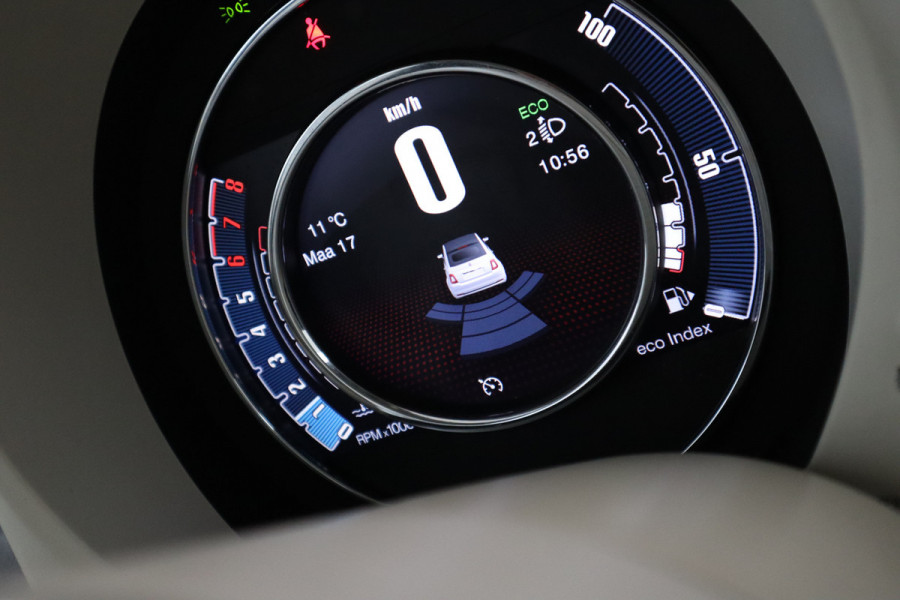 Fiat 500C 0.9 TwinAir Turbo Lounge Cabriolet, Navigatie, Airco