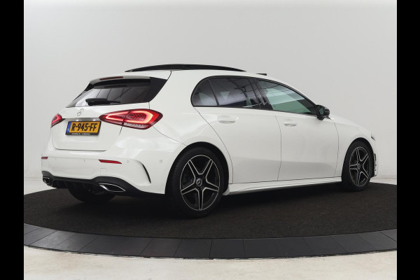 Mercedes-Benz A-Klasse 180 AMG | Panoramadak | Stoelverwarming | Carplay | Sfeerverlichting | Leder/Alcantara | Navigatie | Park Assist | Full LED | Widescreen | Climate control | Cruise control