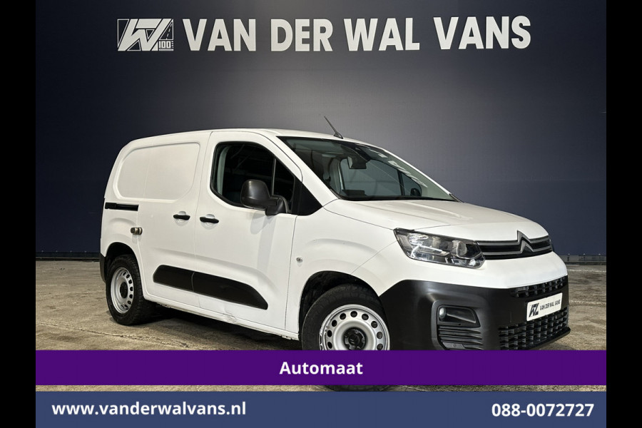 Citroën Berlingo 1.2 PureTech 131pk Automaat L1H1 Inrichting Euro6 Airco | 3-Zits | Camera | Navigatie | Apple Carplay Android Auto, Cruisecontrol, Parkeersensoren, Bijrijdersbank