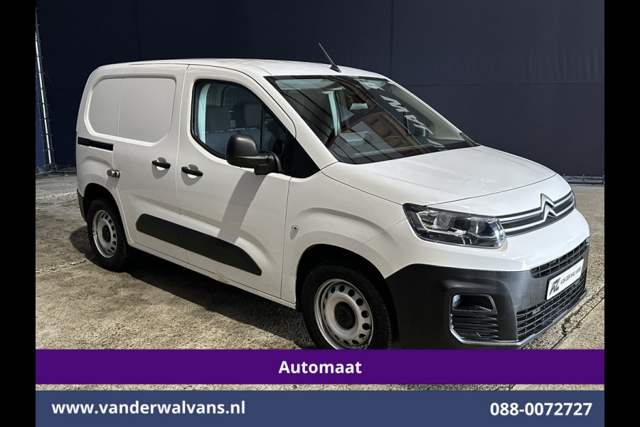 Citroën Berlingo 1.2 PureTech 131pk Automaat L1H1 Inrichting Euro6 Airco | 3-Zits | Camera | Navigatie | Apple Carplay Android Auto, Cruisecontrol, Parkeersensoren, Bijrijdersbank